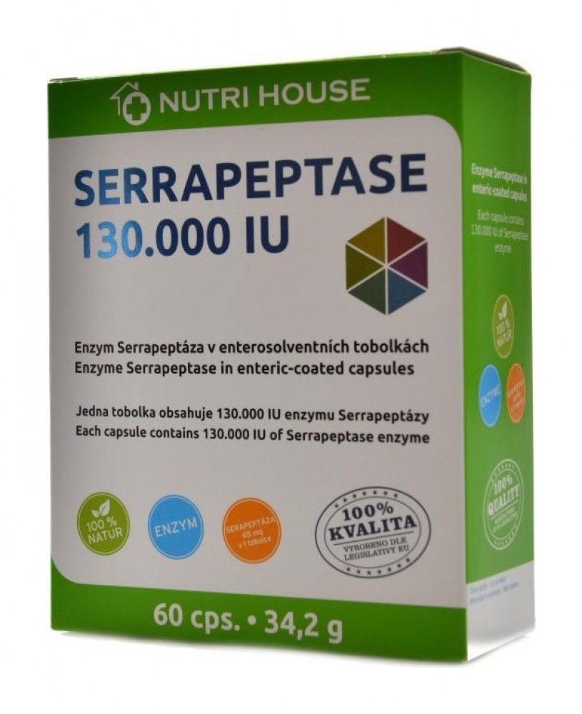 Serrapeptase 130.000 IU 60 tobolek