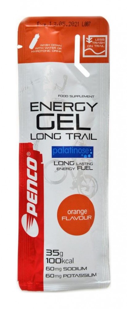 Energy gel long trail 35 g pomeranč