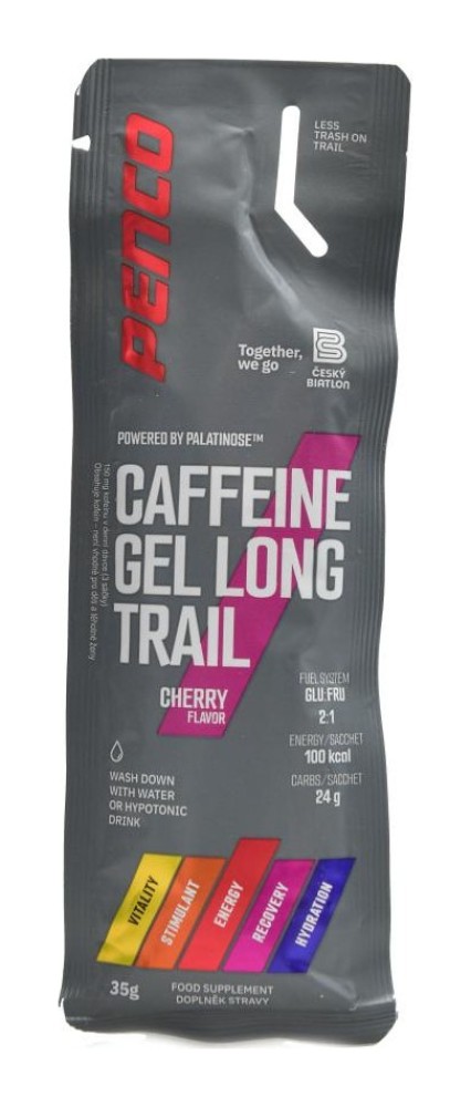 Caffeine gel long trail 35g třešeň