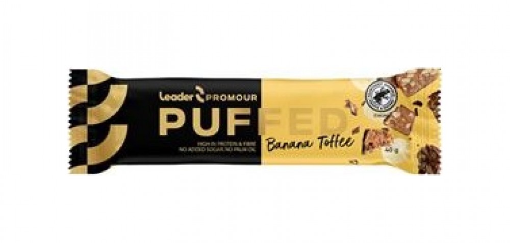 Puffed 40g banana toffee