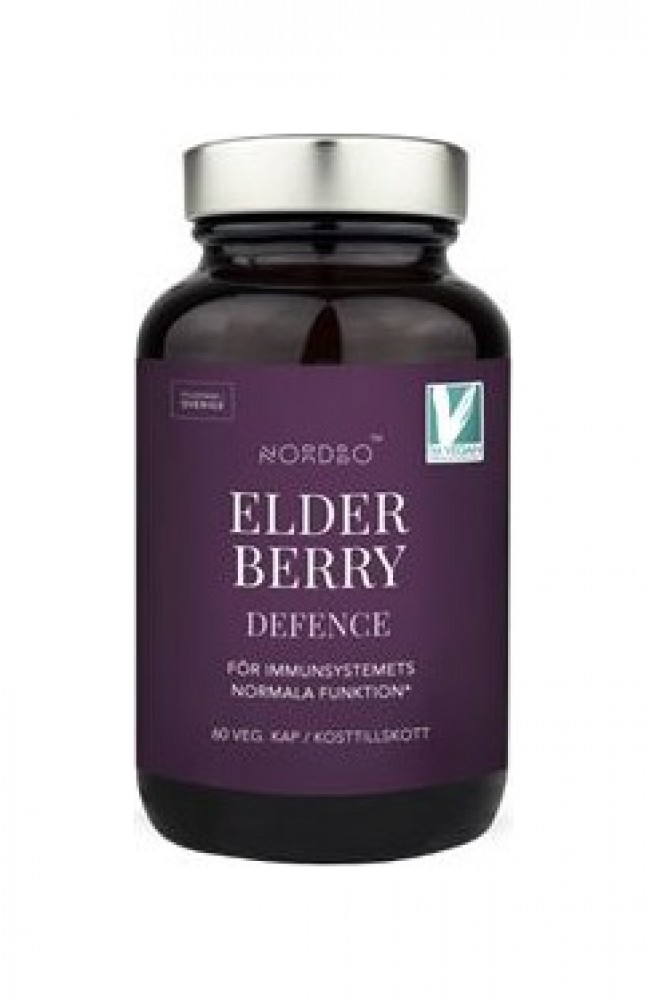 Elderberry Defence 60 kapslí (Extrakt z černého bezu + vit. C + zinek)