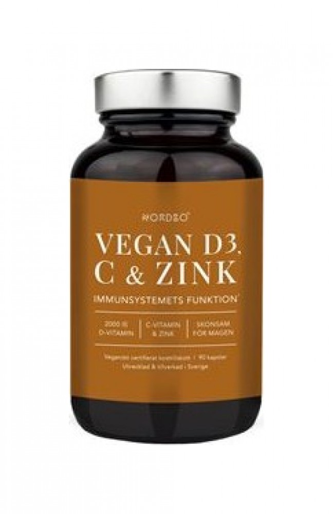 Vegan D3, C and Zinek 90 kapslí SK
