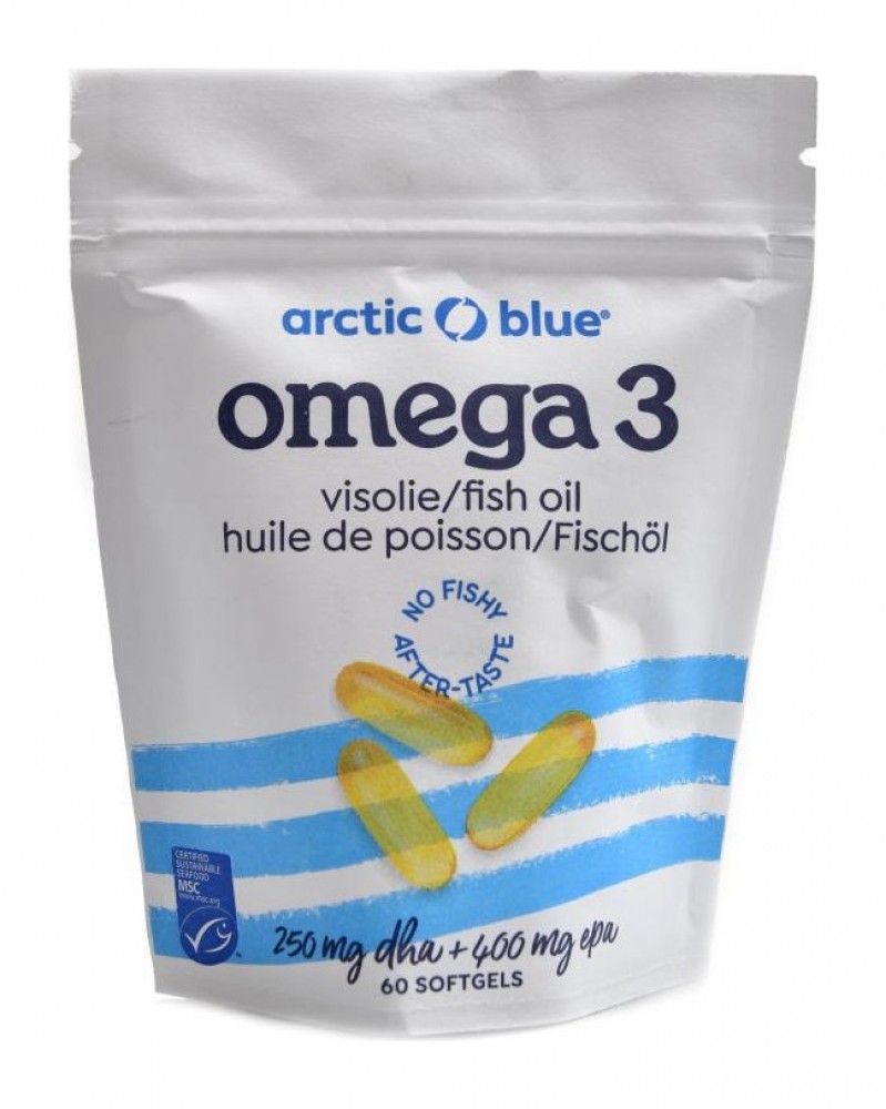 Omega 3 60 kapslí (250mg DHA & 400mg EPA) původ Aljaška