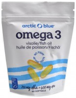 Omega 3 60 kapslí (250mg DHA & 400mg EPA) původ Aljaška 