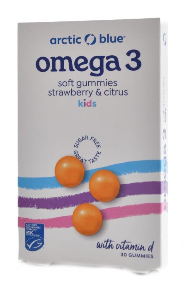 Kids Omega 3 30 gummies (250mg DHA, 70mg EPA & Vitamin D 200IU)