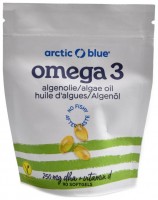 Vegan Omega 3 Algae 90 kapslí (250mg DHA & Vitamin D 400IU) 