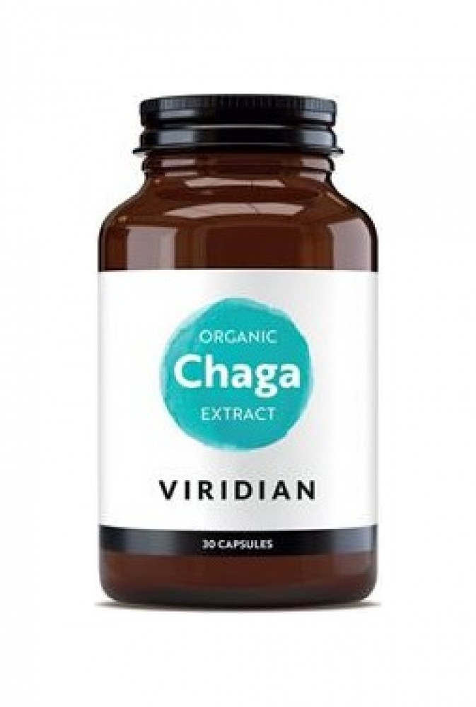 Chaga Extract 30 kapslí Organic