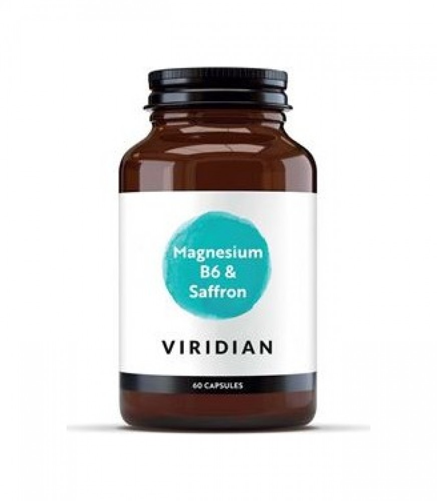 Magnesium B6 and Saffron 60 kapslí (Hořčík, vitamín B6 a šafrán)