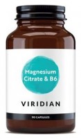 Magnesium Citrate with Vitamin B6 90 kapslí (Hořčík s vitamínem B6) 