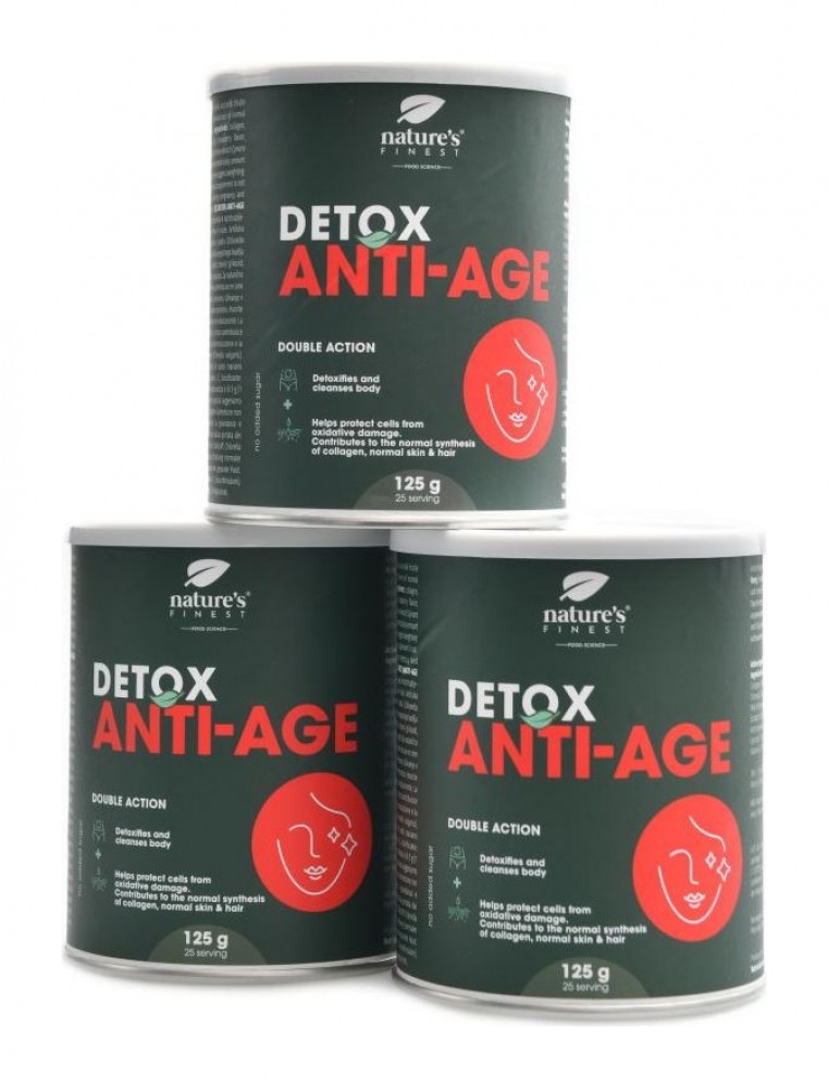 Detox anti age 3 x 125g economy pack