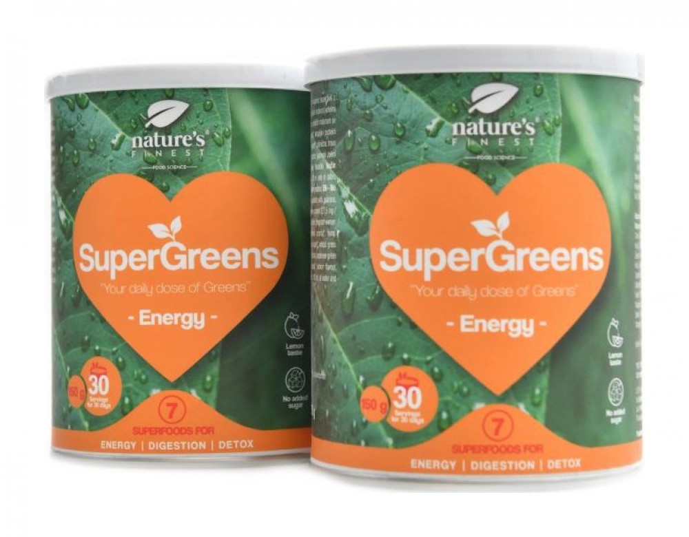 Bio Supergreens energy 2 x 150g duopack