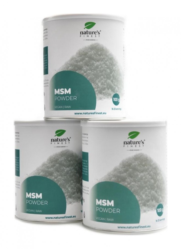 MSM powder 3 x 100 g economy pack