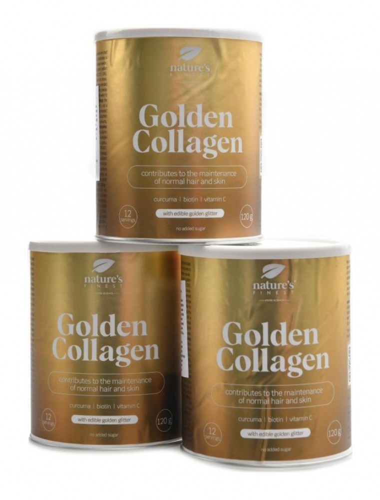 Golden collagen 3 x 120g economy pack