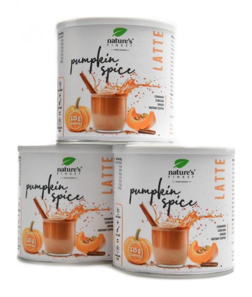 Pumpkin spice latte 3 x 125g economy pack