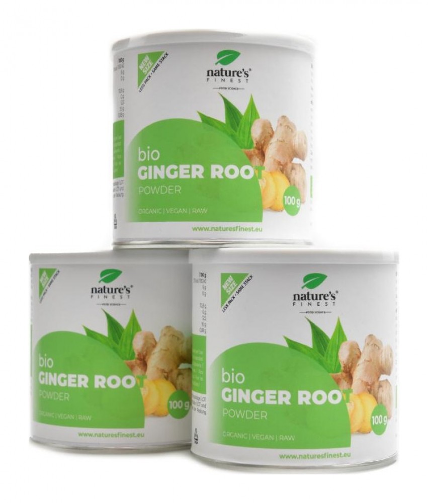 Ginger root powder 3 x 100 g economy pack