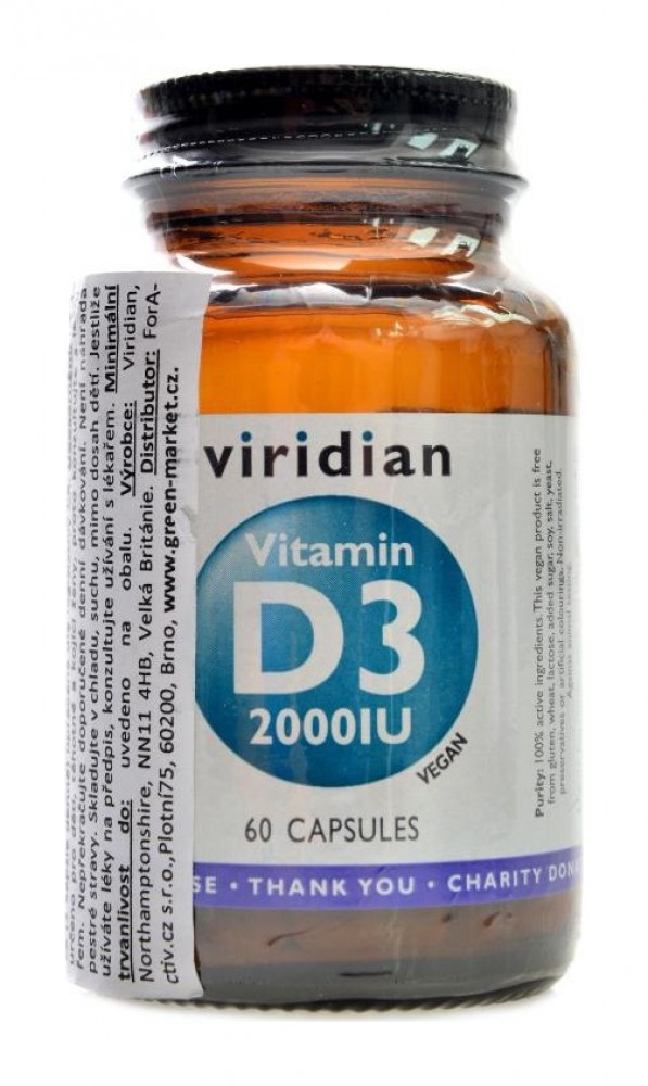 Vitamin D3 2000iu 60 kapslí