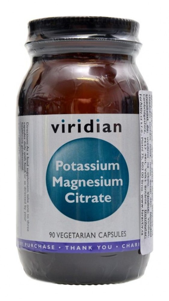 Potassium magnesium citrate 90 kapslí