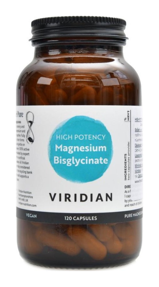 Magnesium Bisglycinate High Potency 120 kapslí