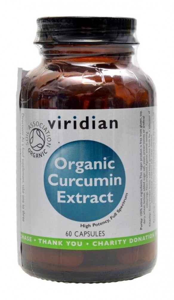 Curcumin Extract 60 kapslí Organic