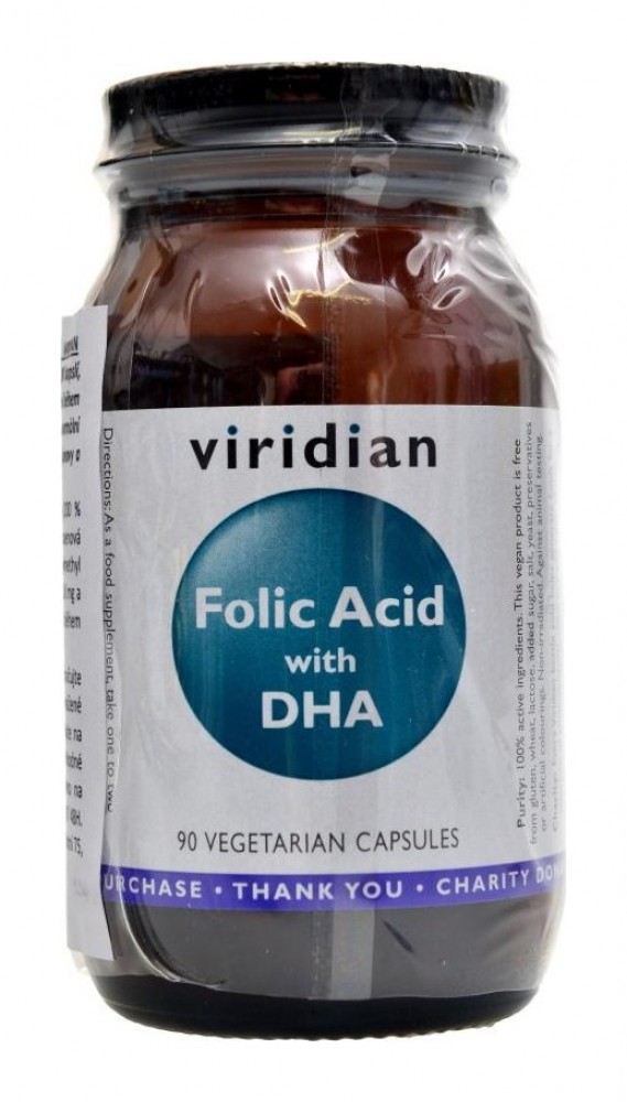 Folic acid with DHA 90 kapslí