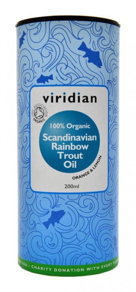 Scandinavian Rainbow Trout Oil 200ml Organic