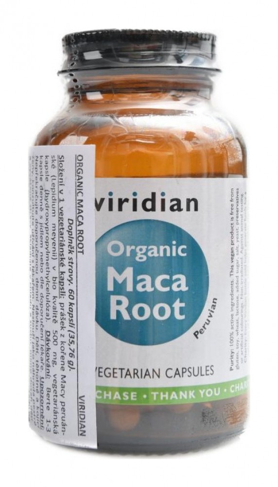 Maca Root 60 kapslí Organic