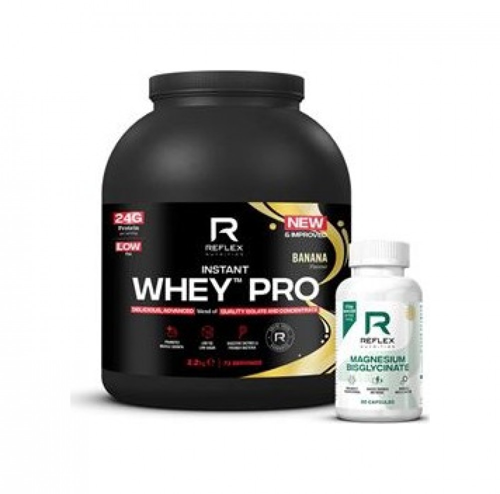 Instant Whey PRO 2,2kg  + Magnesium 90 kapslí ZDARMA