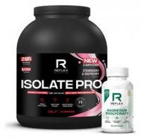 Isolate PRO 1,8kg jahoda malina + Magnesium 90 kapslí ZDARMA 