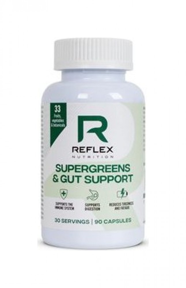 Supergreens and Gut Support 90 kapslí 