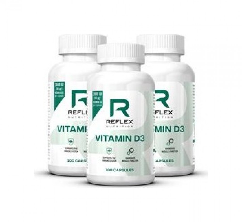 Vitamin D3 100 kapslí 2 + 1 ZDARMA