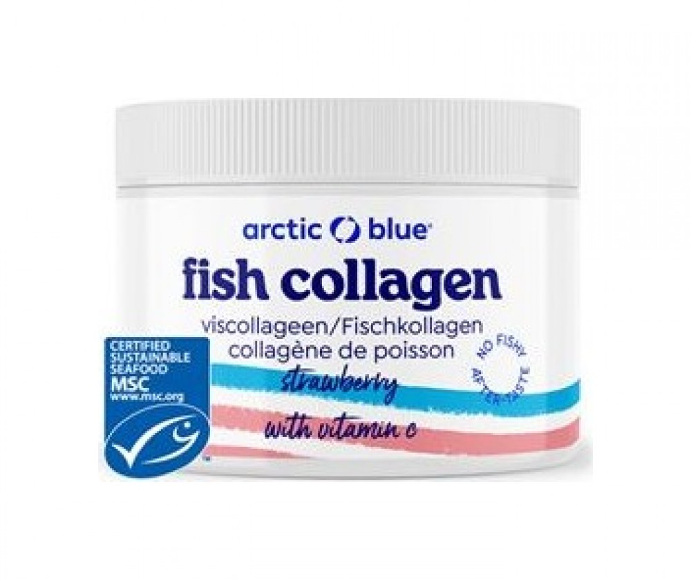 Fish Collagen + Vitamin C 150g jahoda (Seagarden Norway)