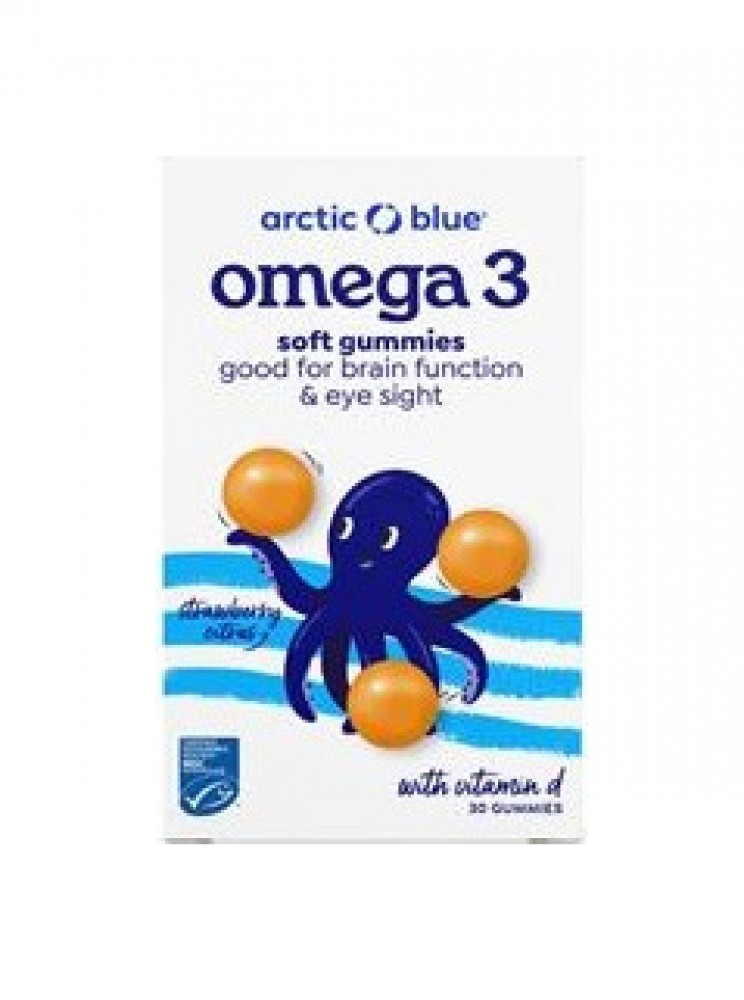 Kids Omega 3 30 gummies (250mg DHA, 70mg EPA and Vitamin D 200IU)