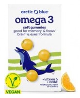 Kids Vegan Omega 3 30 gummies (250mg DHA and Vitamin D 200IU) 