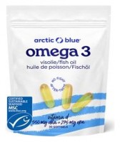 Omega 3 30 kapslí (550mg DHA, 275mg EPA and Vitamin D 400IU) původ Aljaška 