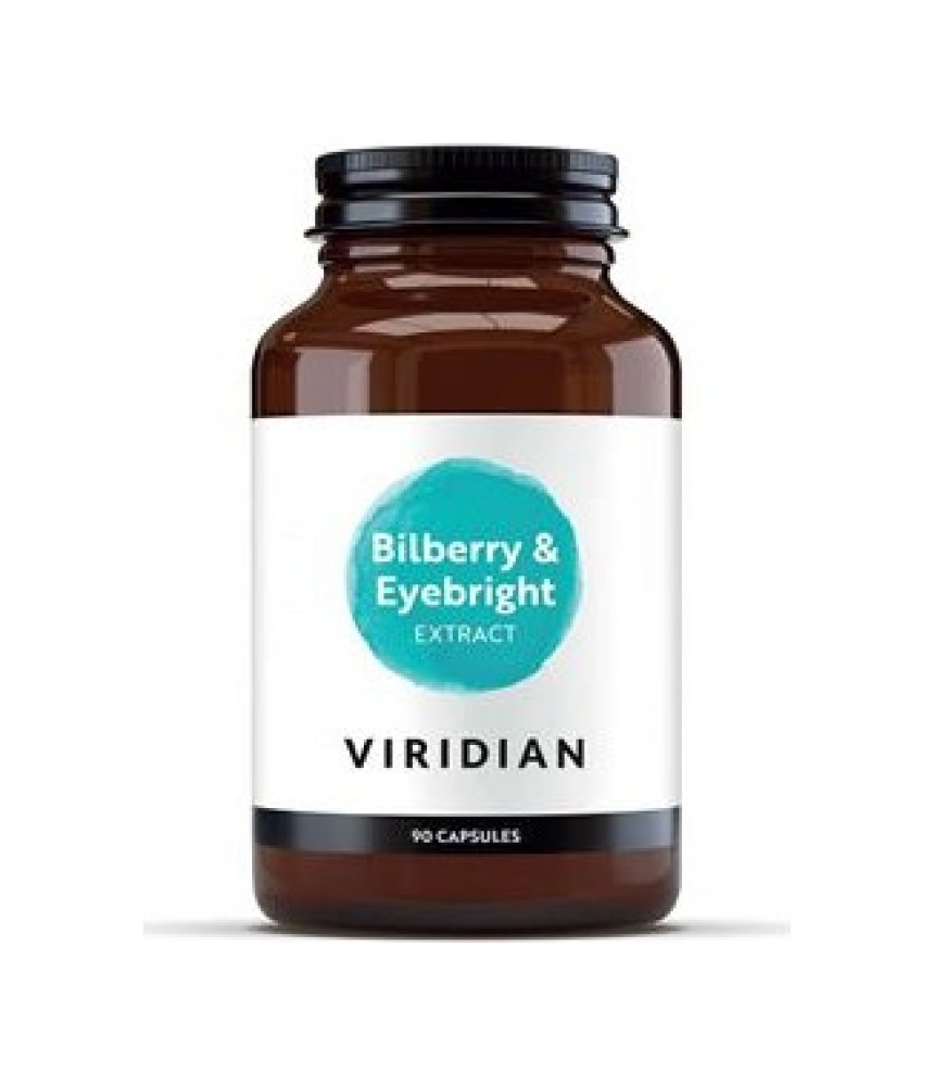 Bilberry and Eyebright 90 kapslí (Borůvka a Světlík lékařský pro kondici zraku)