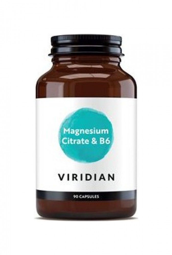 Magnesium Citrate with Vitamin B6 90 kapslí (Hořčík s vitamínem B6) SK