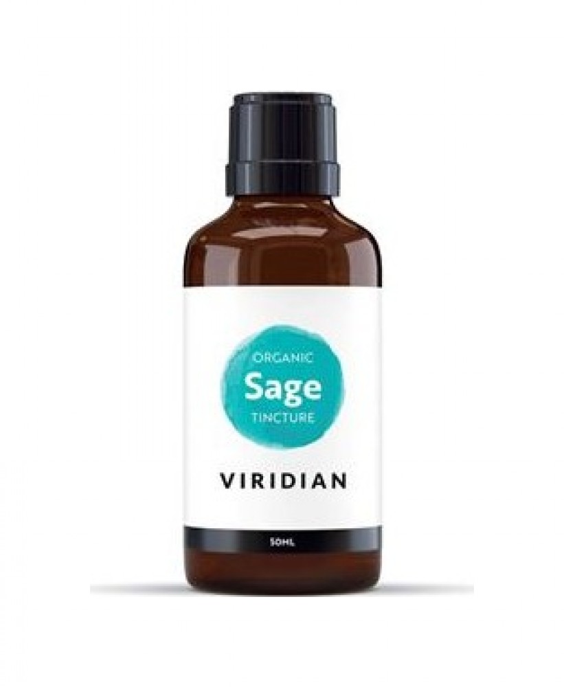 Sage Tincture 50ml Organic (Šalvěj lékařská Bio tinktura)
