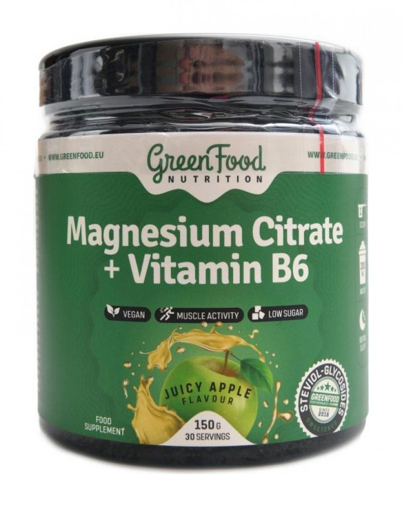 Magnesium citrate + vitamin B6 150 g