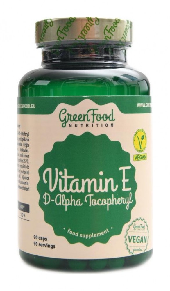 Vitamín E-D-Alpha tocopheryl 90 kapslí