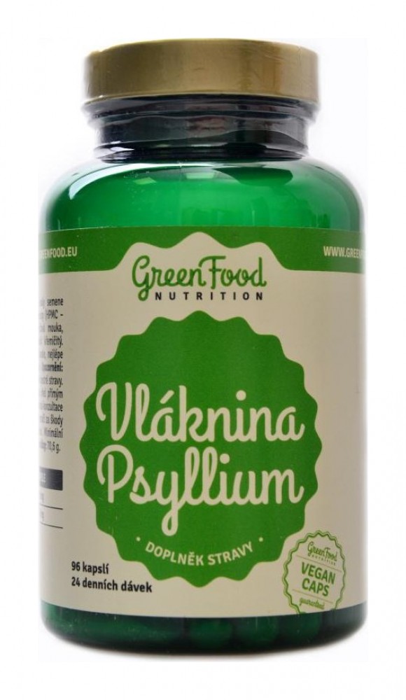 Vláknina psyllium 96 kapslí Fiber psyllium