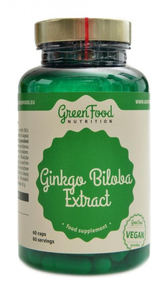 Ginkgo biloba extract 60 kapslí