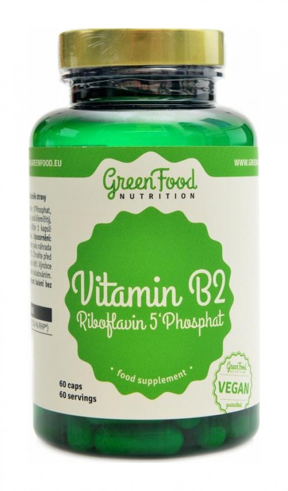 Vitamin B2 riboflavin 5 phosphat 60 kapslí