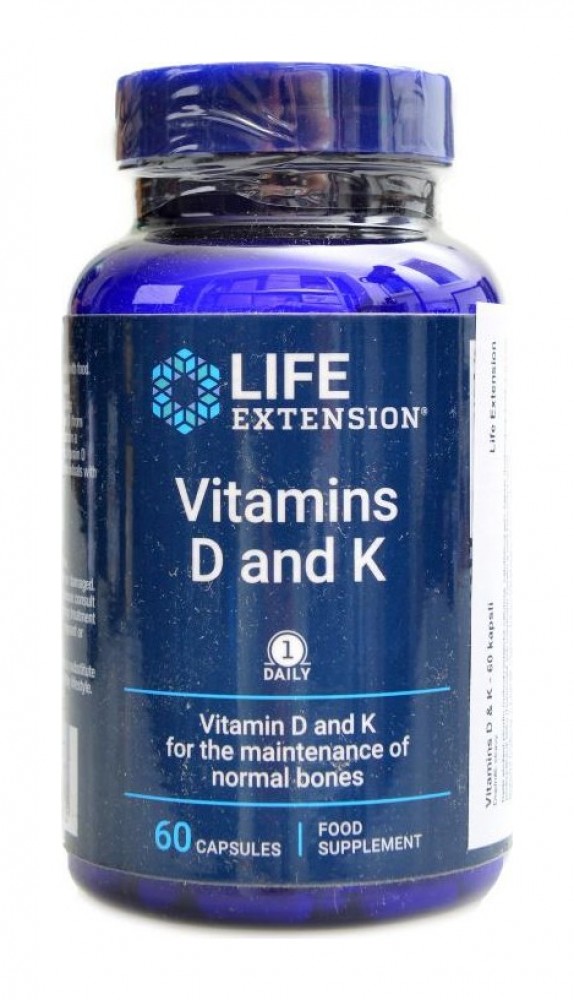 Vitamins D and K 60 kapslí