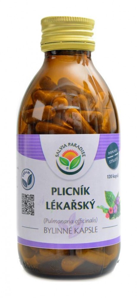 Plicník lékařský 120 kapslí Pulmonaria officinalis