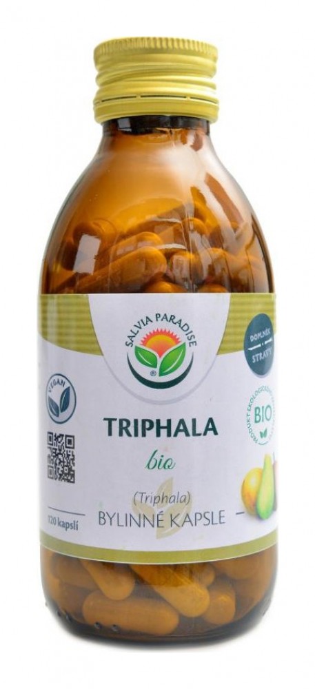 Triphala BIO 120 kapslí  Tradiční směs 3 plodů