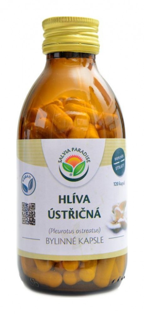 Hlíva ústřičná 120 kapslí Pleurotus ostreatus