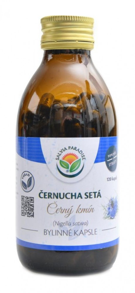 Černucha setá černý kmín 120 kapslí Nigella sativa