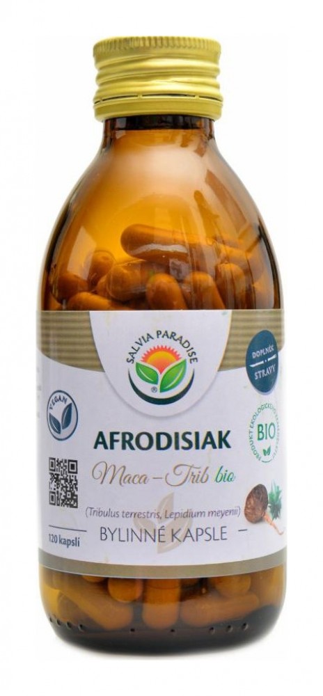 Afrodisiak maca - tribulus BIO 120 kapslí