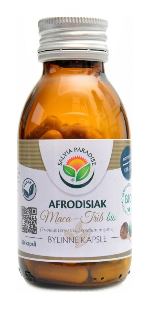 Afrodisiak maca - tribulus BIO 60 kapslí