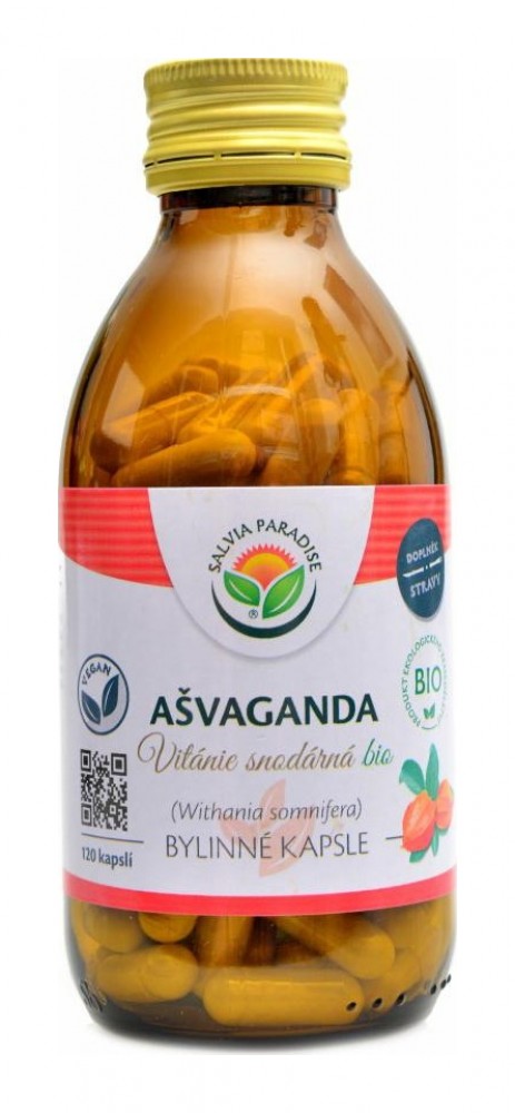 Ašvaganda vitánie BIO 120 kapslí ashwaghanda
